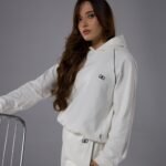 Set en Moleton blanc