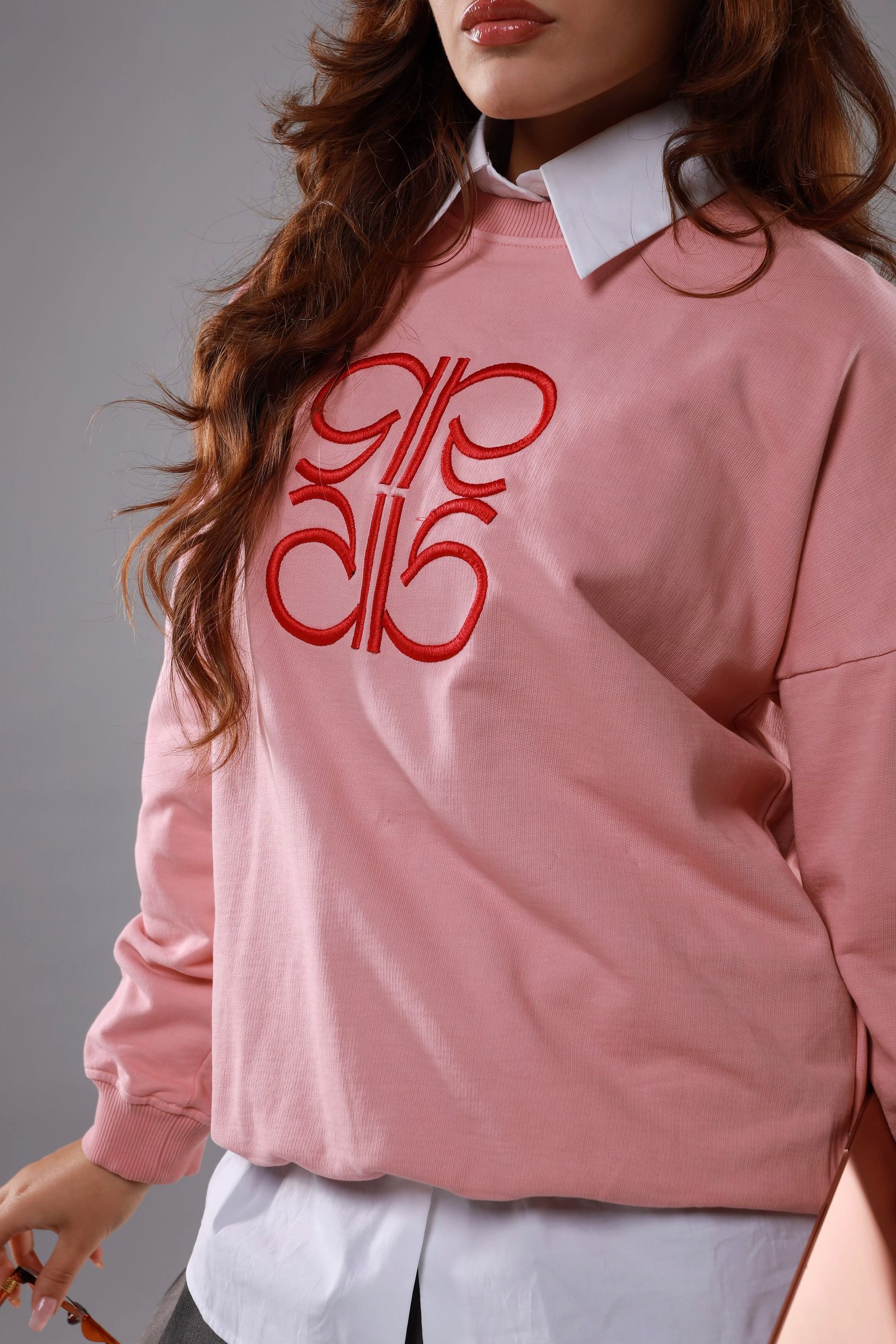 IMG_3373 Sweat en Moleton Rose - Image 1