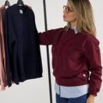 Sweat  en Moleton Aubergine